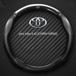 Bọc vô lăng Cacbon có Logo xe hơi, chống trơn trượt - Logo Hyundai