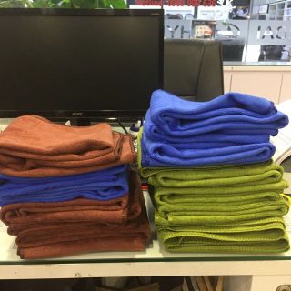 (Rẻ vô địch) Khăn lau đa năng microfiber - khăn lau ô tô , khăn lau tóc không rụng bông siêu sạch siêu thấm size 35x75cm
