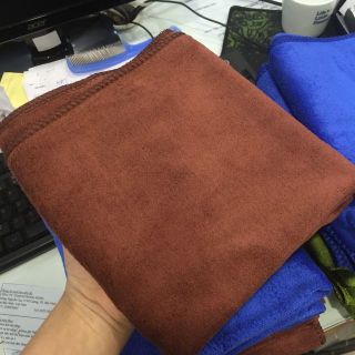 (Rẻ vô địch) Khăn lau đa năng microfiber - khăn lau ô tô , khăn lau tóc không rụng bông siêu sạch siêu thấm size 35x75cm