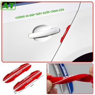 Bộ 4 miếng dán chống xước cánh cửa Sparco cho xe ô tô đủ các màu chất liệu PVC chống va đập phụ kiện ô tô Mộc Lan