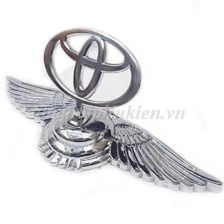 Logo gắn mui xe cánh thiên thần 3D - xe Toyota( hàng mới về ) - Logo gắn mui xe ô tô hình chim đại bàng
