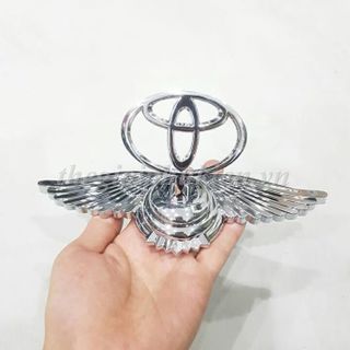 Logo gắn mui xe cánh thiên thần 3D - xe Toyota( hàng mới về ) - Logo gắn mui xe ô tô hình chim đại bàng