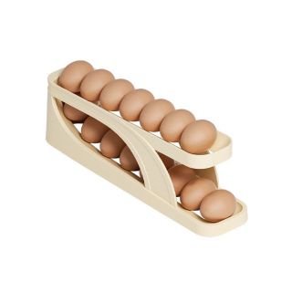 Khay đựng trứng lăn tự động 2 tầng
