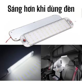 Đèn led trần xe tải BEST QUALITY PARTS-Led 72 bóng loại xin chiếu sáng cabin,đèn chiếu sáng khi mất điện