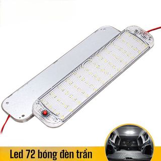 Đèn led trần xe tải BEST QUALITY PARTS-Led 72 bóng loại xin chiếu sáng cabin,đèn chiếu sáng khi mất điện