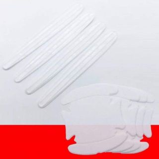 Bộ 8 miếng cao su dán chống xước tay nắm và hõm cửa - chống trầy xước sơn xe ô tô hình cờ anh