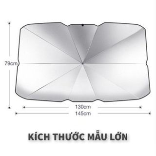 (loại 1) Ô che nắng kính trước xe ô tô - ô gấp ngược thông minh - Dù che nắng kính lái xe hơi cao cấp- Chống tia UV !
