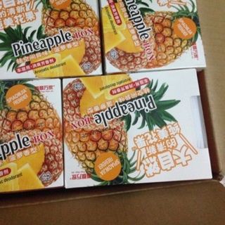 Mẫu mới sáp thơm hương dứa - dâu tây - nhài - bạc hà trên xe ô tô cực thơm hàng trung nội địa