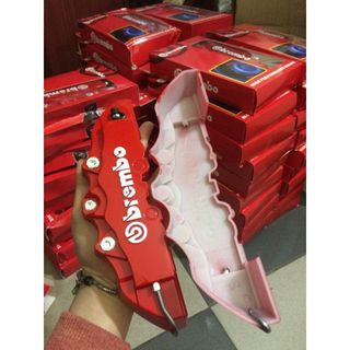 Bộ 2 Ốp má phanh Brem bo cho xe ô tô size 15 inch bằng nhựa