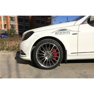 Bộ 2 Ốp má phanh Brem bo cho xe ô tô size 15 inch bằng nhựa