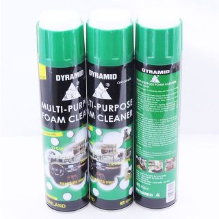 Dyramid - Chai Xịt Bọt Đa Năng Vệ Sinh Ghế Da Nội Thất Ô Tô Foam Cleaner Màu Xanh 650ml