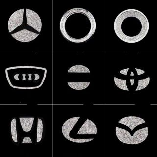 Đính đá LOGO VÔ LĂNG các hãng sang trọng đẳng cấp - HYUNDAI-TOYOTA-MZDA-HONDA-MECCIDES-KIA phong cách VIP Nhật Bản