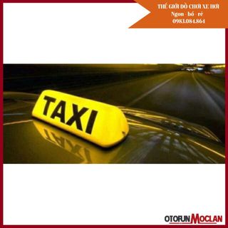 Mào taxi vàng - có đèn - đế nam châm cỡ 28cm - Mộc Lan Phụ Kiện Xế Yêu