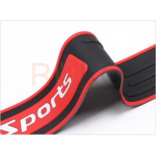 Nẹp chống trầy cốp cao su chữ SPORT dùng chung cho mọi loại xe - 1 tấm - bảo vệ cốp chống trầy xước tuyệt đối