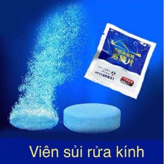 Combo 50 Viên Sủi Rửa Kính Xe Ô Tô Siêu Sạch, Làm sáng bóng kính Ô Tô