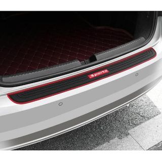 Nẹp chống trầy cốp cao su chữ SPORT dùng chung cho mọi loại xe - 1 tấm - bảo vệ cốp chống trầy xước tuyệt đối