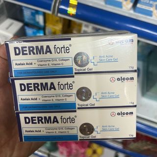 Gel Derma Forte hỗ trợ điều trị mụn, ngừa thâm, mờ sẹo (15g)