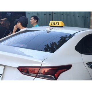 Mào taxi vàng - có đèn - đế nam châm cỡ 28cm - Mộc Lan Phụ Kiện Xế Yêu