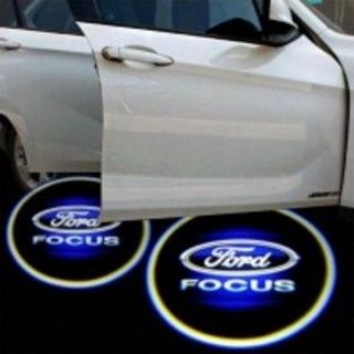 Bộ 2 đèn led cảm biến chiếu logo gắn cửa xe ô tô - Đèn led cảnh báo mở cửa xe có logo