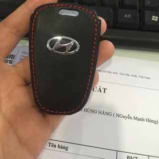 Ốp bao da chìa khoá huyndai các loại - i10 tucson elantra kona acent santafe solaiti