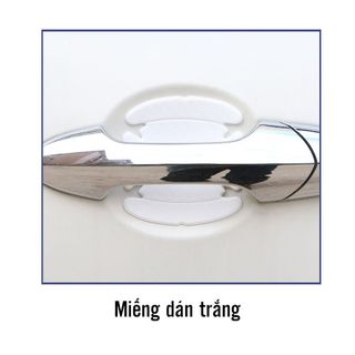 (3 Màu ) Bộ 8 Miếng Dán Cao su Chống Xước Hõm Tay Nắm Cửa Ô tô - cờ anh đỏ và cờ anh đen hàng dày dặn siêu chắc