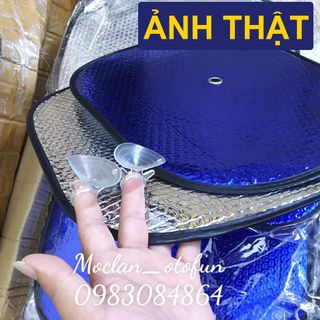 Bộ 4 Tấm Che Nắng Ô Tô, Chắn Nắng Xe Hơi Tráng Bạc Chống Nóng Chuyên Dụng - Mộc Lan Phụ Kiện Xế Yêu