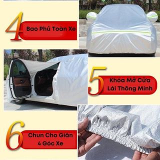 Bạt Che Phủ Xe Toyota Innova Cao Cấp (bạt 3 lớp Tráng Nhôm, chống xước)