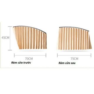 [Giá 1 Bộ 4 Cửa] Rèm vải che nắng - rèm nam châm gắn 4 cánh cửa ô tô xe hơi cao cấp - Mộc Lan Phụ Kiện Xế Yêu