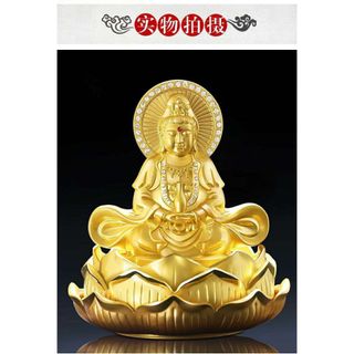 Tượng Phật Quan Âm Đế Kính trang trí xe ô tô - bàn làm việc