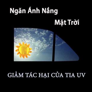 Bộ 4 Tấm Che Nắng Ô Tô, Chắn Nắng Xe Hơi Tráng Bạc Chống Nóng Chuyên Dụng - Mộc Lan Phụ Kiện Xế Yêu