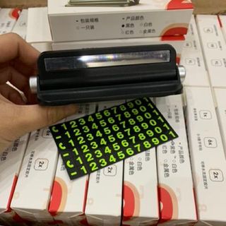 Hàng mới về bảng số điện thoại kèm giá đỡ 6 dãy số phản quang - bảng cam số 2 - Mộc Lan Phụ kiện Xế Yêu