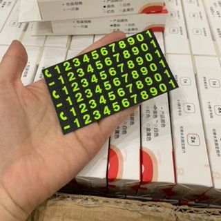 Hàng mới về bảng số điện thoại kèm giá đỡ 6 dãy số phản quang - bảng cam số 2 - Mộc Lan Phụ kiện Xế Yêu