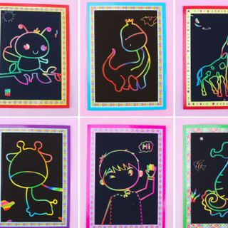 Tranh ma thuật.tranh cạo