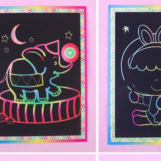 Tranh ma thuật.tranh cạo