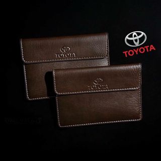Ví Da Trơn Có Logo FORD, TOYOTA, KIA, CHEVROLET, MAZDA, HUYNDAI, HONDA, NISSAN Đựng Giấy Tờ, Đăng Kiểm