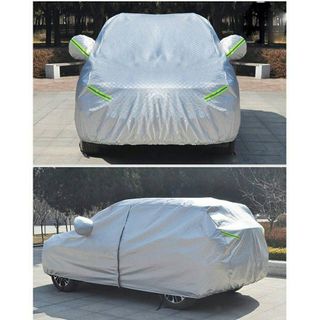 Bạt trùm xe ô tô BẠT CHE OTO KIA MORNING SLX, SPARK, MATIZ SE mặt phủ nhôm bạc phản quang Size 2M