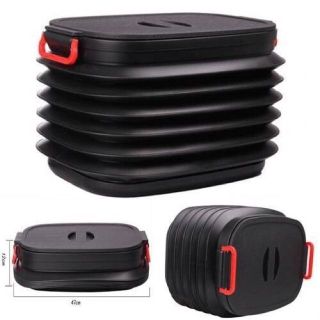 Thùng co dãn để đồ đạc trên xe ô tô có thể gấp gọn dung tích 40 lít - thùng chứa cốp sau xe hơi Mộc Lan Phụ Kiện Xế Yêu