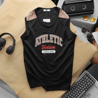 Áo thun nam cổ tròn, Áo thun sát nách Athletic