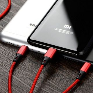 Cáp Sạc 3 Đầu Type C,,Micro USB Siêu Bền và tiện ích