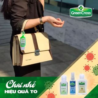 GEL RỬA TAY GREEN CROSS HƯƠNG TRÀ XANH 60ML