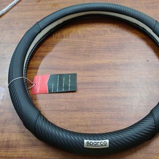 Mẫu mới nhất 2020 bọc vô lăng sparco gắn tem kim loại cực sang cho xe ô tô 4-7 chỗ size 38cm