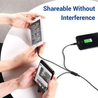 Cáp Sạc 3 Đầu Type C,,Micro USB Siêu Bền và tiện ích