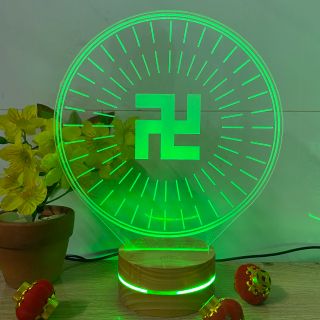 ĐÈN LED 16 MÀU ĐIỀU KHIỂN TỪ XA- ĐÈN CHỮ VẠN - An Nhiên