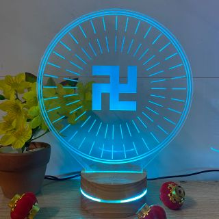 ĐÈN LED 16 MÀU ĐIỀU KHIỂN TỪ XA- ĐÈN CHỮ VẠN - An Nhiên