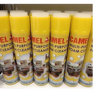 Combo 3 Chai Xịt Bọt Đa Năng Vệ Sinh Ghế Da Nội Thất Ô Tô Foam Cleaner Màu Vàng camel-set 3 chai