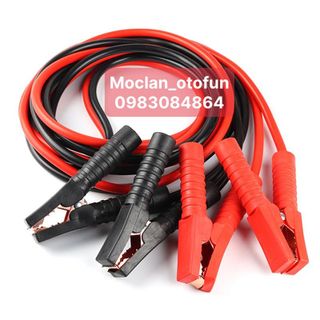 (giá xưởng ) Dây câu sạc bình ắc quy dài 4 mét (2000AMP) dành cho xe hơi, ôtô 3.0 tiện lợi khi hết bình dọc đường