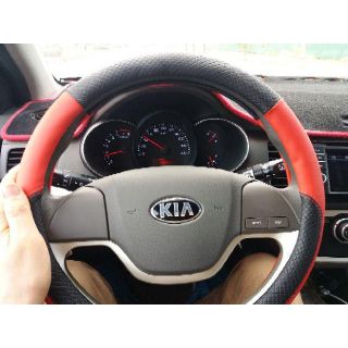 (size 38cm) Bọc Vô Lăng Ô tô Da Cao Cấp Mẫu Mới M05 - Kèm Ảnh Thật Feedback