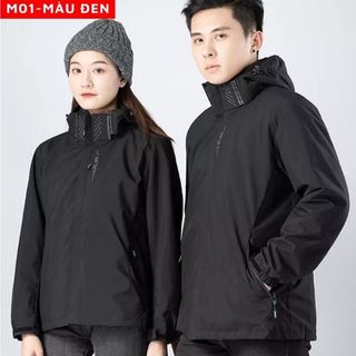 Áo Gió Nam Nữ Kiểu Chốt bản lề ,vải chống nước tuyệt đối