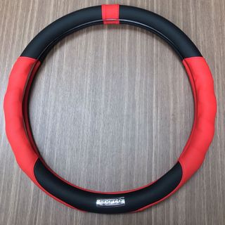 Bọc vô lăng spaco tem kim loại size 38cm - Bao tay lái bảo vệ ô tô