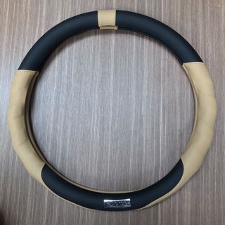 Bọc vô lăng spaco tem kim loại size 38cm - Bao tay lái bảo vệ ô tô